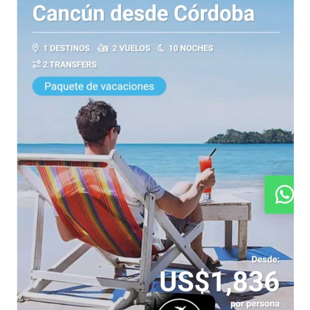 Paquete de vacaciones a Cancún desde Córdoba con La Valduerna
